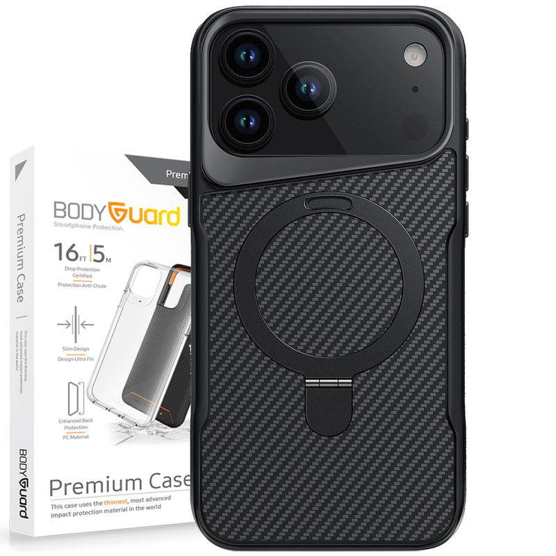 کاور بادیگارد مدل Carbon Stand مناسب برای گوشی موبایل اپل iPhone 17 Pro Max