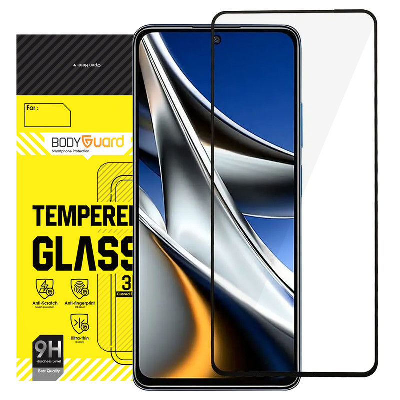 محافظ صفحه نمایش شیشه ای بادیگارد مدل FX مناسب برای گوشی موبایل شیائومی Poco X5 Pro