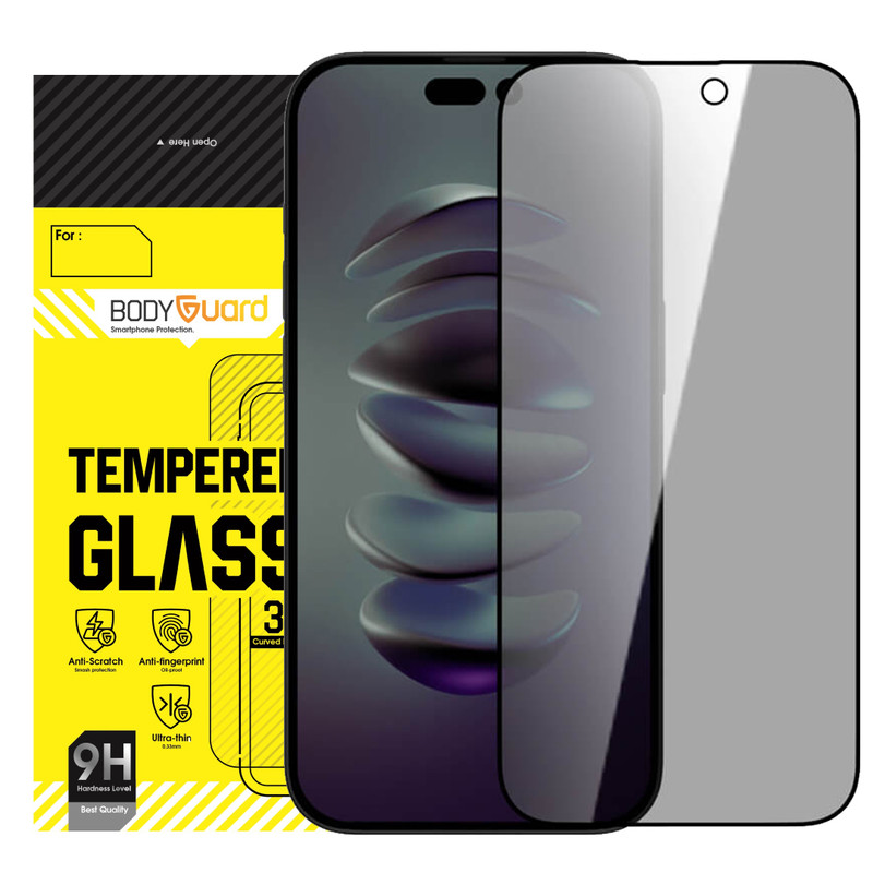 محافظ صفحه نمایش حریم شخصی بادیگارد مدل PIP مناسب برای گوشی موبایل اپل iPhone 14 Pro Max