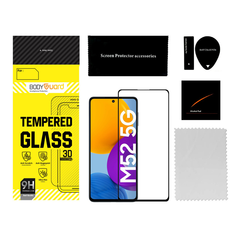 محافظ صفحه نمایش بادیگارد مدل FS مناسب برای گوشی موبایل سامسونگ Galaxy M52 5G