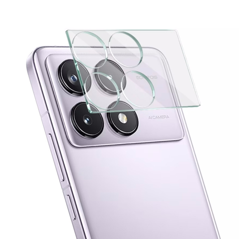 محافظ لنز دوربین بادیگارد مدل 3D GL مناسب برای گوشی موبایل شیائومی Poco X6 Pro