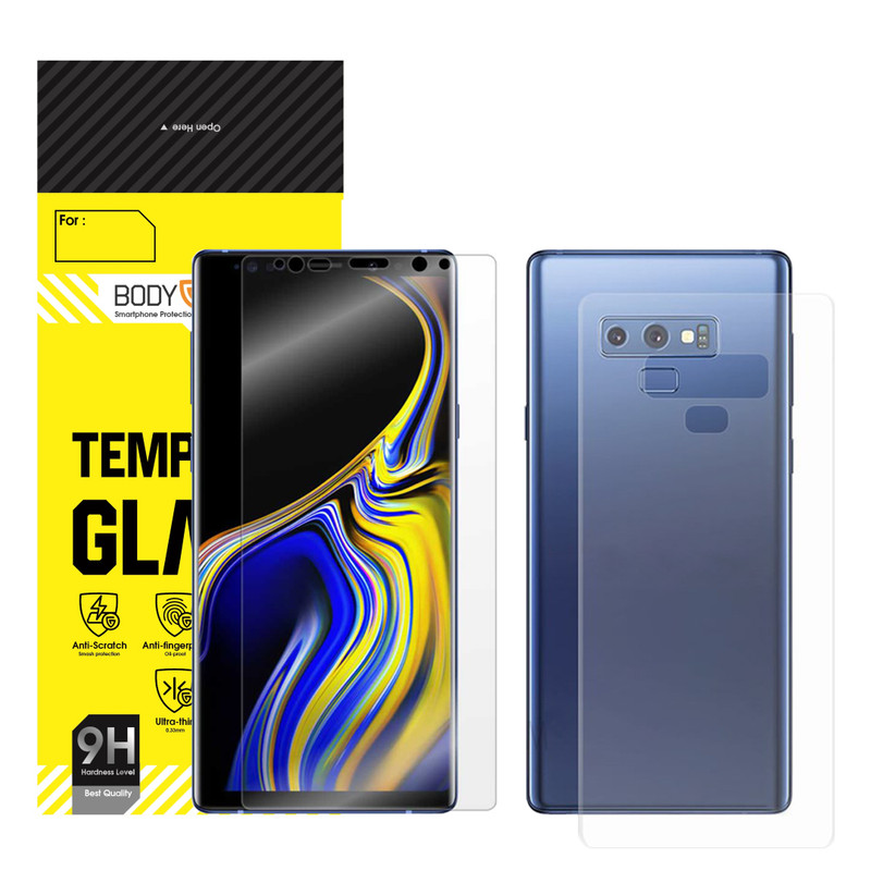 محافظ صفحه نمایش بادیگارد مدل HydroGel مناسب برای گوشی موبایل سامسونگ Galaxy Note 9 به همراه محافظ پشت گوشی 