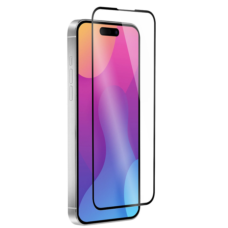 محافظ صفحه نمایش شیشه ای بادیگارد مدل FIP مناسب برای گوشی موبایل اپل iPhone 15