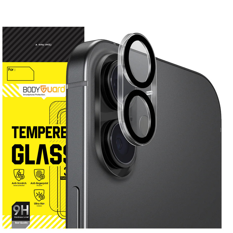 محافظ لنز دوربین شیشه‌ای بادیگارد مدل GL مناسب برای گوشی موبایل اپل iPhone 17