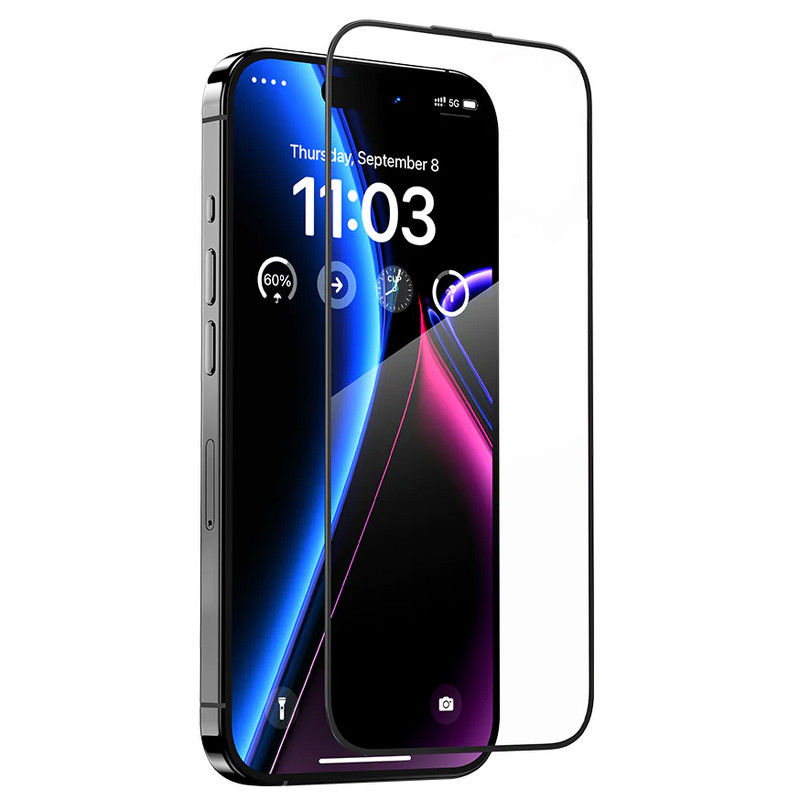 محافظ صفحه نمایش شیشه ای بادیگارد مدل آنتی استاتیک مناسب برای گوشی موبایل اپل iPhone 15 Pro