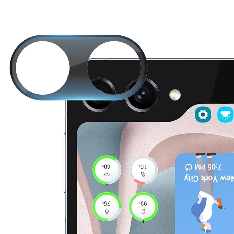 محافظ لنز دوربین بادیگارد مدل Blk مناسب برای گوشی موبایل سامسونگ Galaxy Z Flip 5