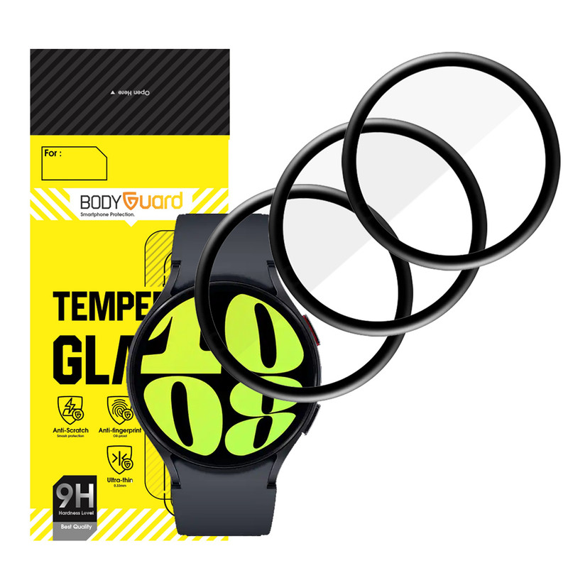 محافظ صفحه نمایش بادیگارد مدل PMMA مناسب برای ساعت هوشمند سامسونگ Galaxy Watch 6 44 mm بسته 3 عددی