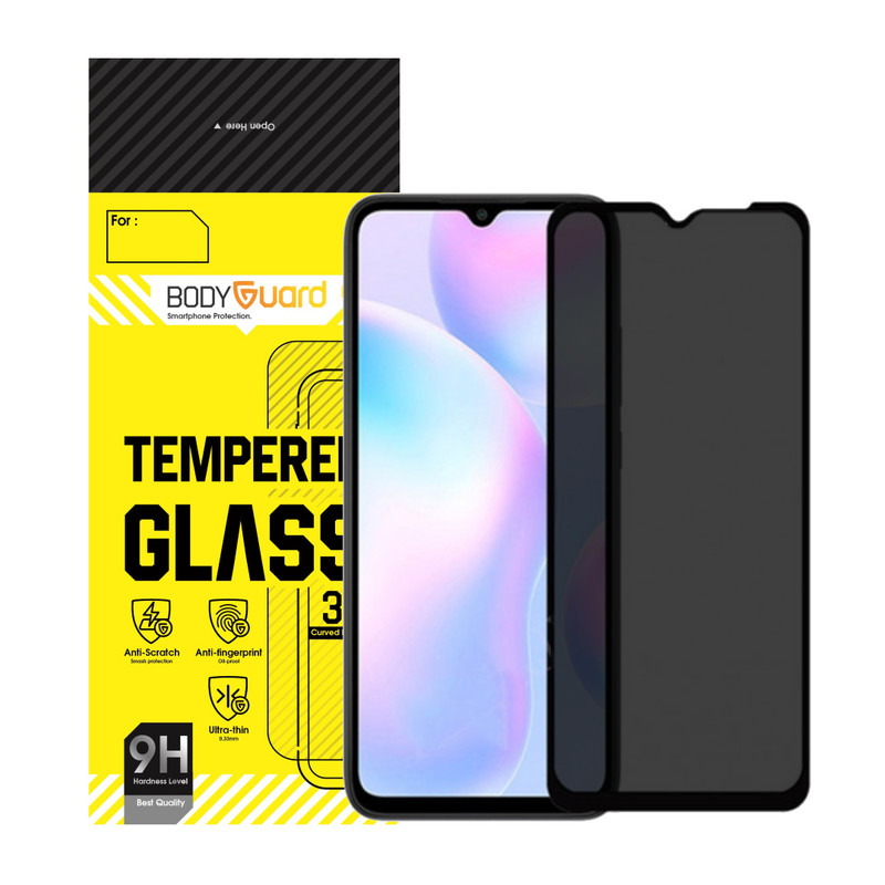 محافظ صفحه نمایش حریم شخصی بادیگارد مدل PX مناسب برای گوشی موبایل شیائومی Redmi 9A