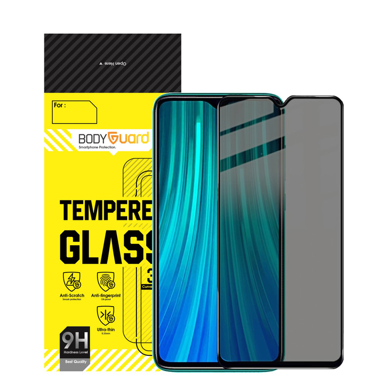 محافظ صفحه نمایش حریم شخصی بادیگارد مدل PX مناسب برای گوشی موبایل شیائومی Redmi Note 8 Pro