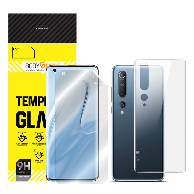 محافظ صفحه نمایش بادیگارد مدل HydroGel مناسب برای گوشی موبایل شیائومی Mi 10 Pro به همراه محافظ پشت گوشی