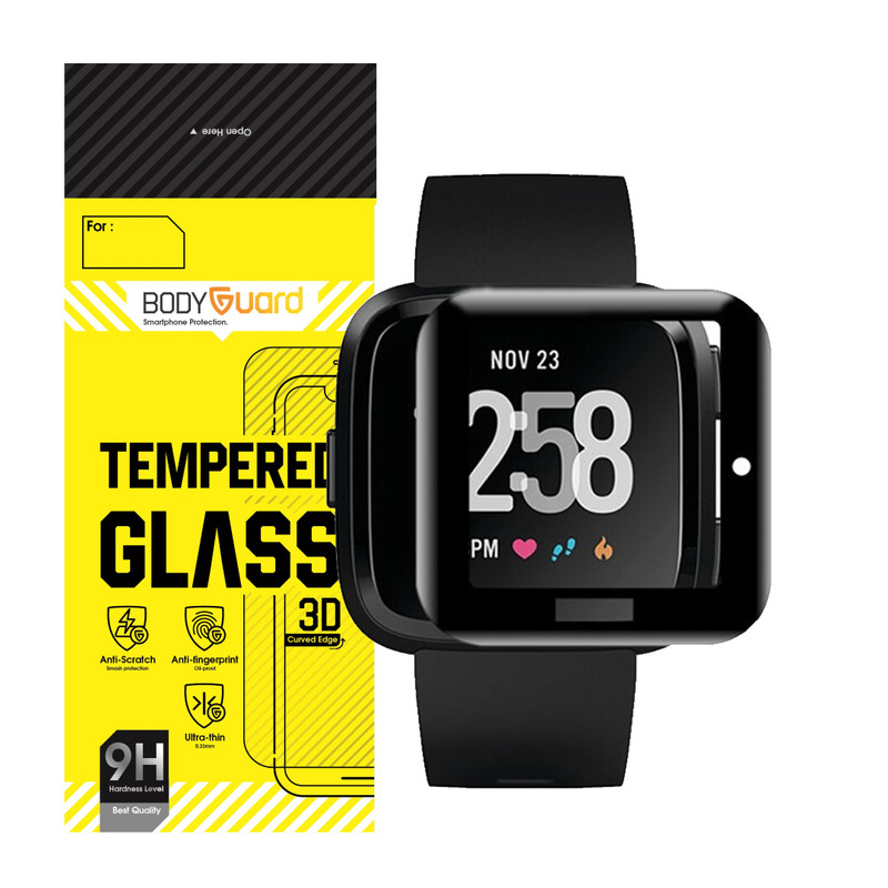 محافظ صفحه نمایش بادیگارد مدل PMMA مناسب برای ساعت هوشمند فیت بیت Versa Lite