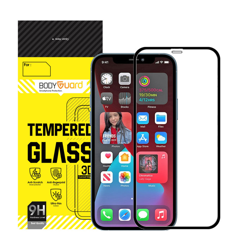 محافظ صفحه نمایش بادیگارد مدل FIP مناسب برای گوشی موبایل اپل iPhone 12