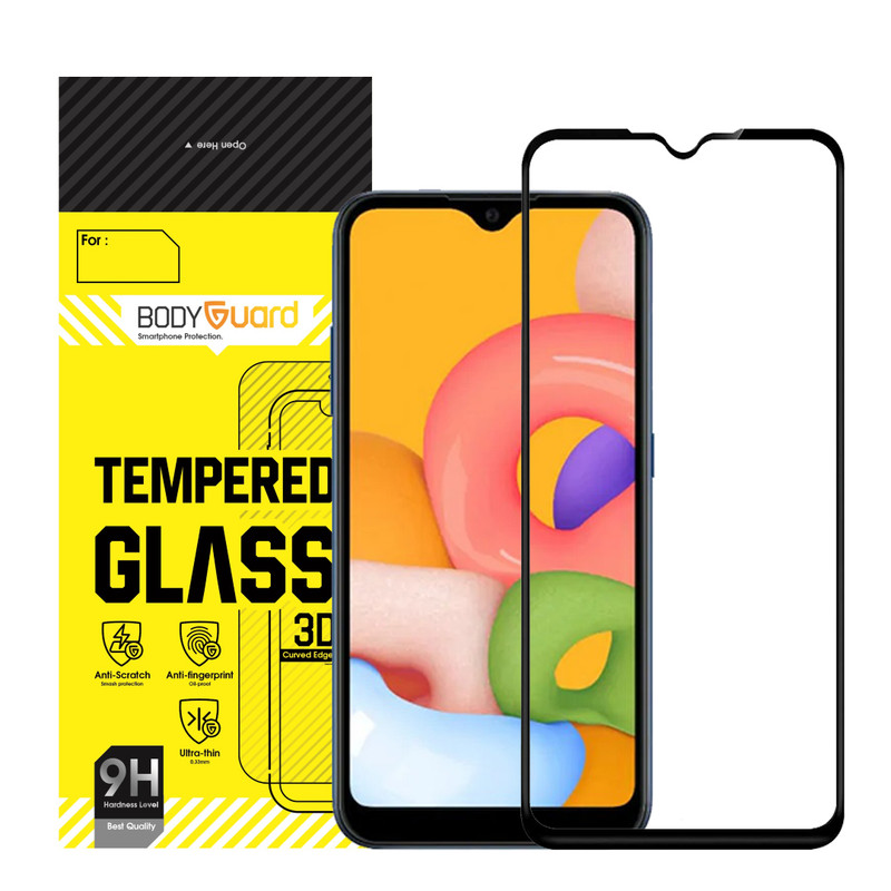 محافظ صفحه نمایش بادیگارد مدل FS مناسب برای گوشی موبایل سامسونگ Galaxy A02