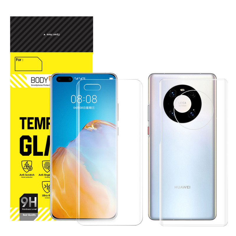 محافظ صفحه نمایش بادیگارد مدل HydroGel مناسب برای گوشی موبایل هوآوی Mate 40 Pro Plus به همراه محافظ پشت