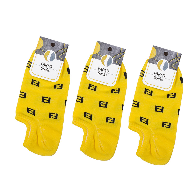 جوراب ساق کوتاه زنانه پاراد مدل 507122 بسته 3 عددی