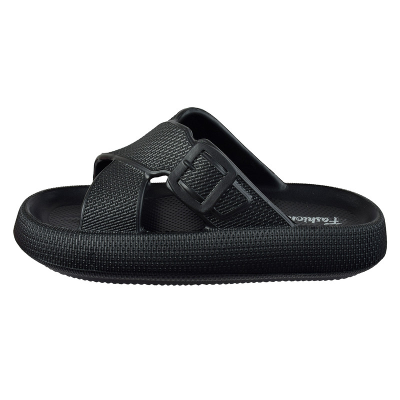 دمپایی زنانه پاپا مدل سگک ضربدری کد 4134