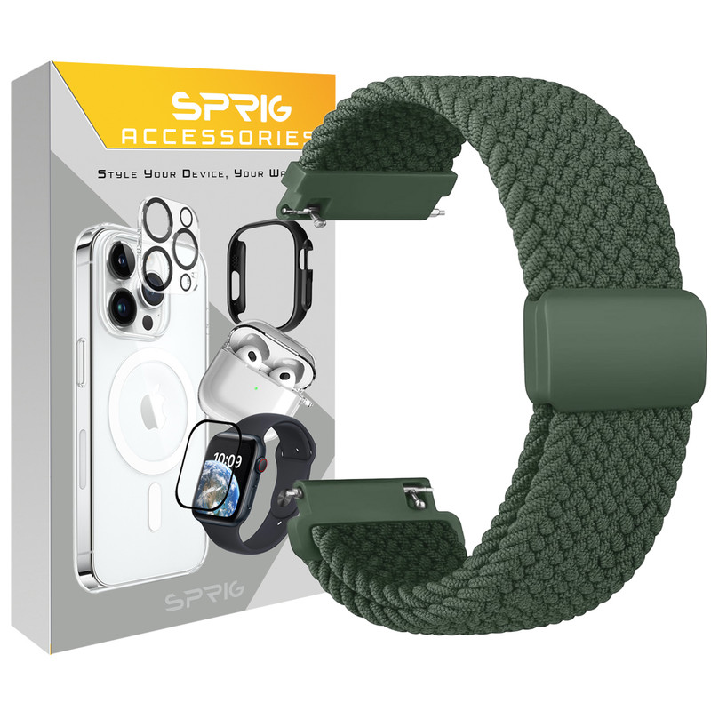 بند اسپریگ مدل Magnetic eighteen Braided مناسب برای ساعت هوشمند میبرو T1 / GS