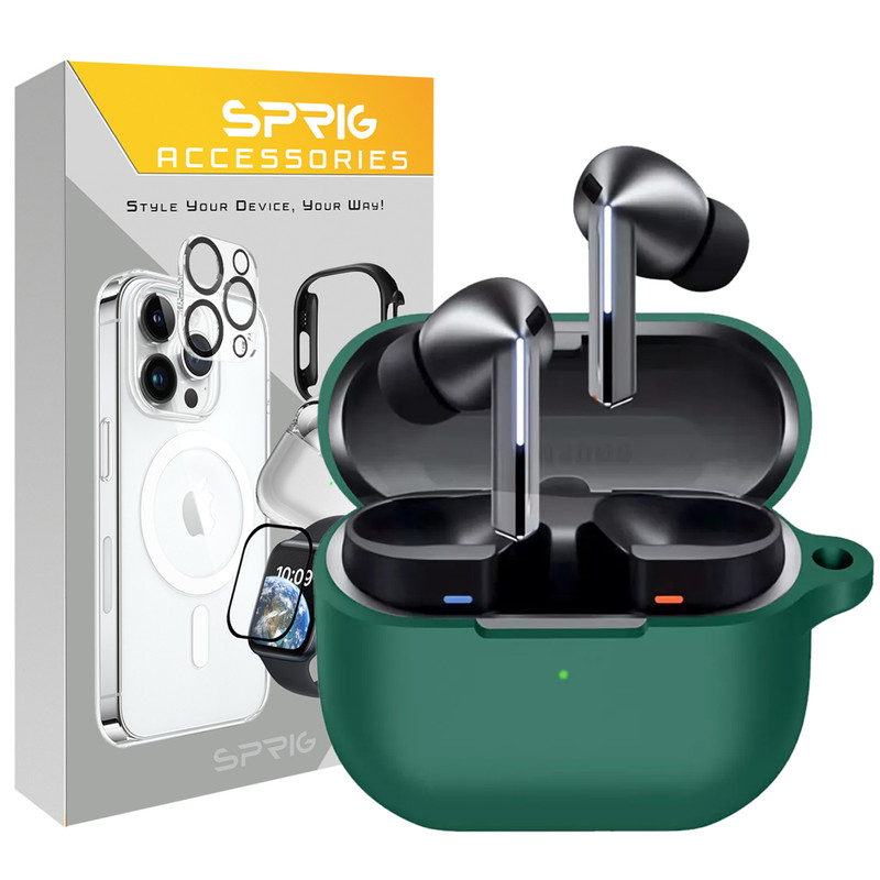 کاور اسپریگ مدل Silicon-SP مناسب برای کیس هدفون بی سیم سامسونگ Galaxy Buds 3 / 3 Pro