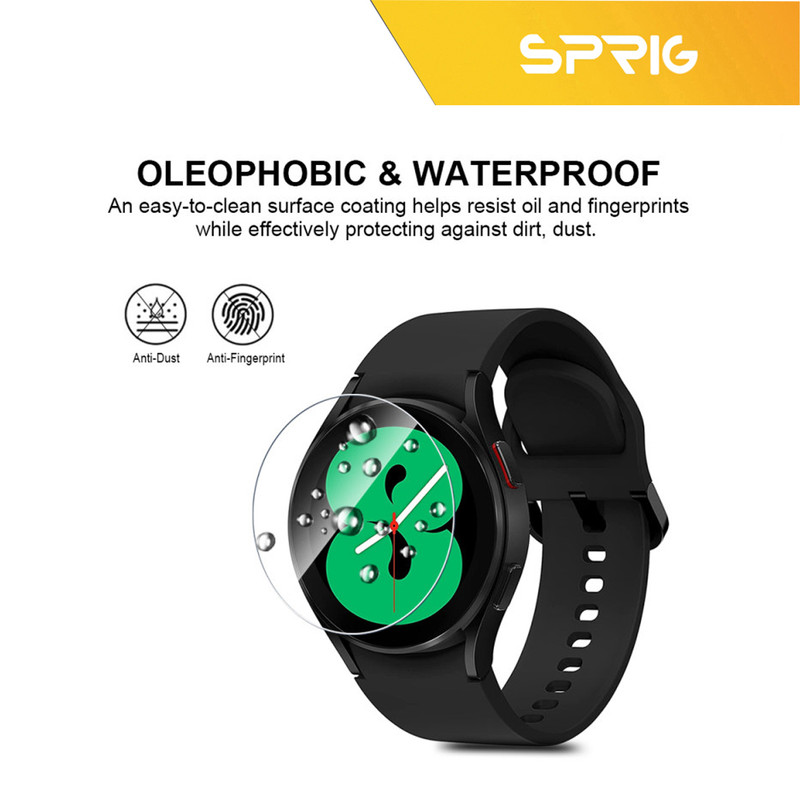 محافظ صفحه نمایش شیشه ای اسپریگ مدل SPG مناسب برای ساعت هوشمند سامسونگ Galaxy watch 5 44mm بسته دو عددی