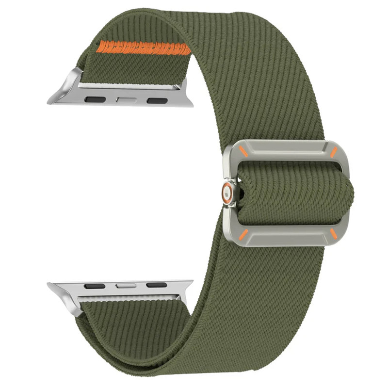 بند اسپریگ مدل Fabric Elastic مناسب برای اپل واچ 46 mm سری 10