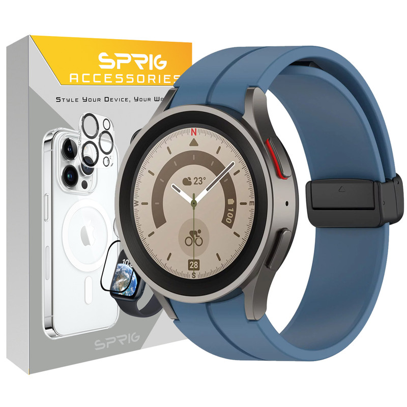 بند اسپریگ مدل ORG Magnet مناسب برای ساعت هوشمند سامسونگ Galaxy Watch 6 40mm / watch 6 44mm / Watch 6 Classic 43mm / Watch 6 Classic 47mm