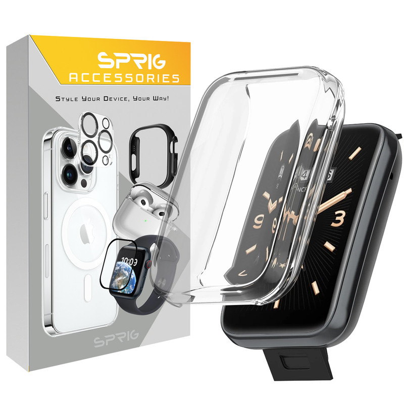 کاور اسپریگ مدل Jelly Protective مناسب برای ساعت هوشمند شیائومی Mi band 7 Pro