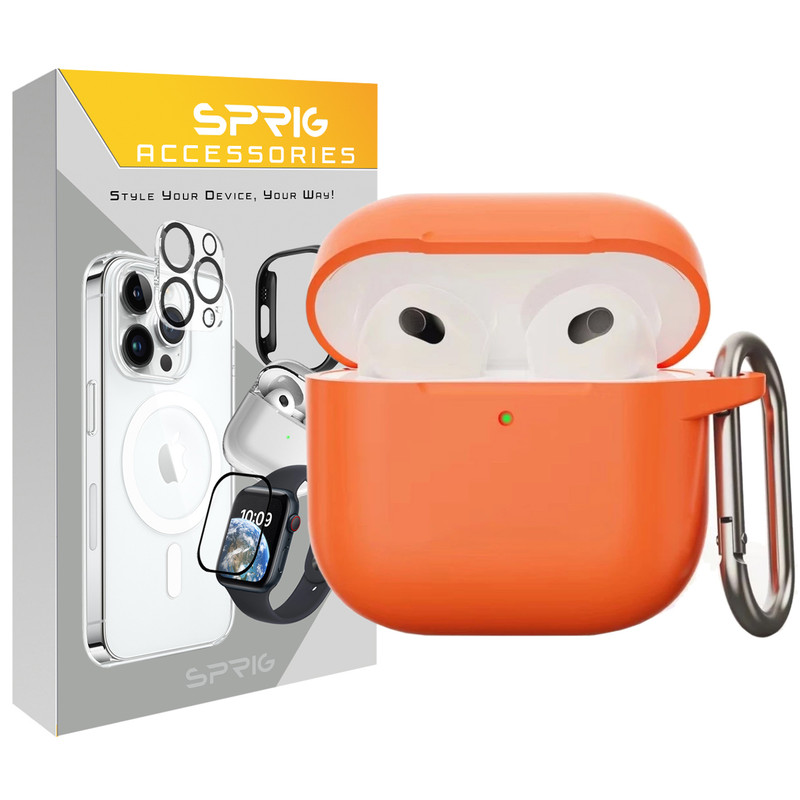 کاور اسپریگ مدل Silicone OG مناسب برای کیس اپل AirPods 4