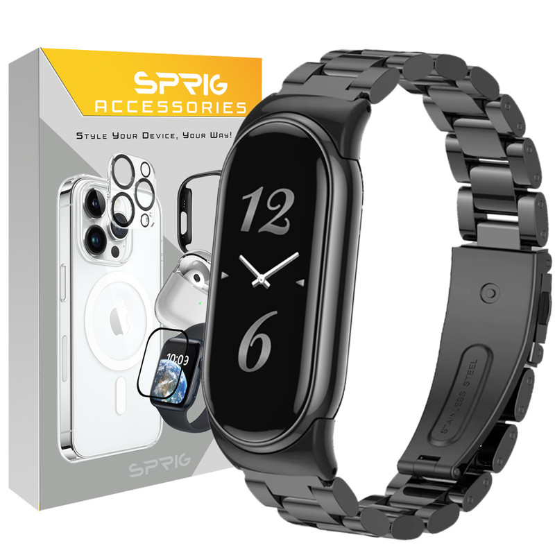 بند اسپریگ مدل 3Row مناسب برای ساعت هوشمند شیائومی Mi Band 9