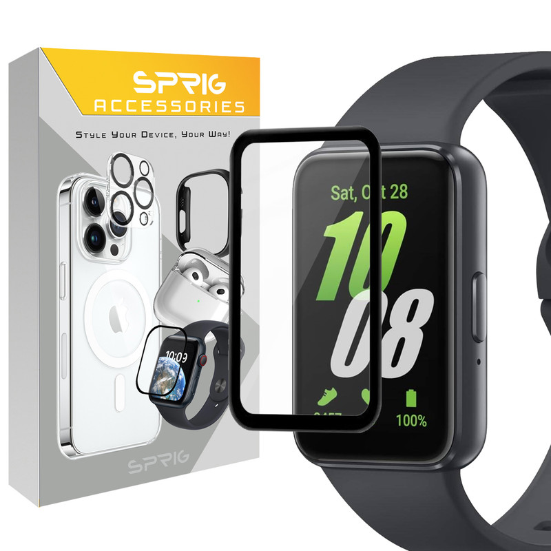 محافظ صفحه نمایش اسپریگ مدل Pmma-SPG مناسب برای ساعت هوشمند سامسونگ Galaxy Watch Fit3