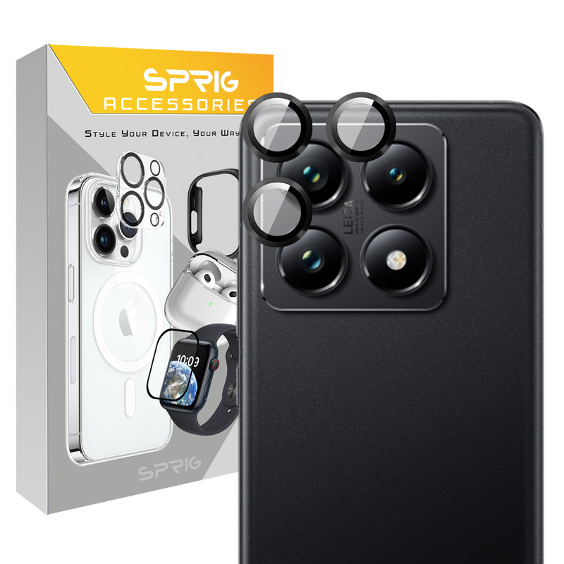 محافظ لنز دوربین اسپریگ مدل Ring Metal مناسب برای گوشی موبایل شیائومی Mi 14T Pro