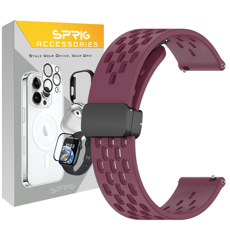 بند اسپریگ مدل Simple NK Magnetic مناسب برای ساعت هوشمند سامسونگ Galaxy Watch 4 40mm / 5 40mm / 6 40mm / 7 40mm / FE 40mm