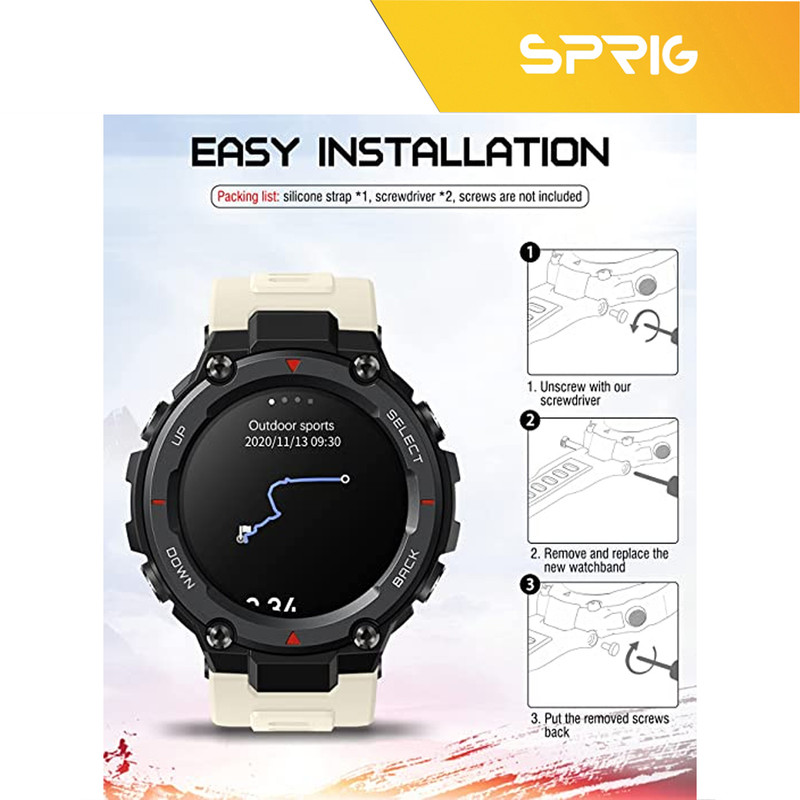 بند اسپریگ مدل TRX مناسب برای ساعت هوشمند امیزفیت Trex / Trex Pro