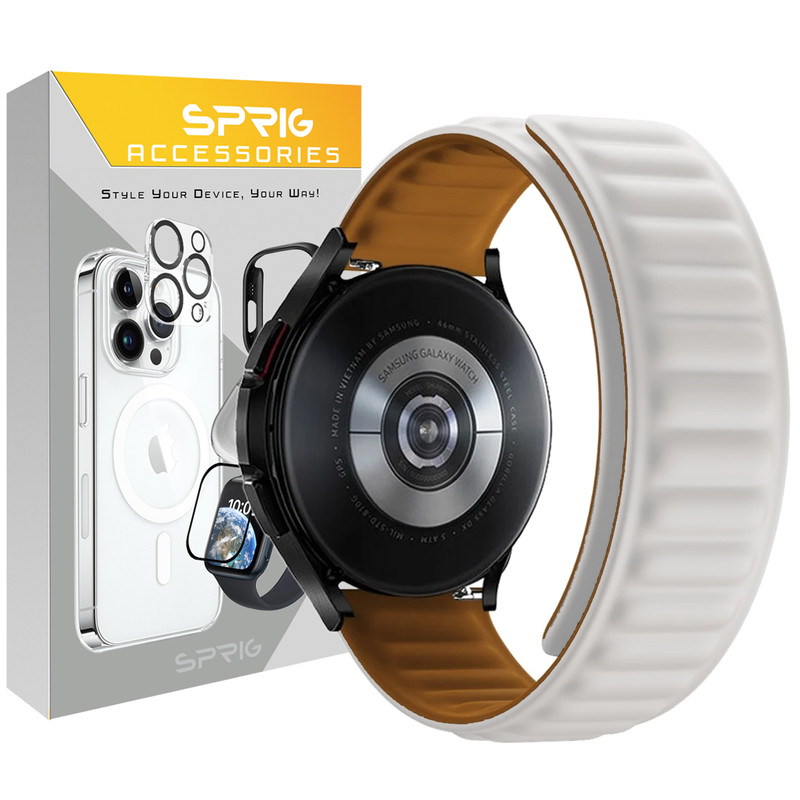 بند اسپریگ مدل Magnetic Loop TW مناسب برای ساعت هوشمند گلوریمی M1 Pro / M2 Pro / GS1 Pro / GR1 / Calling Watch M2 / M2 Max