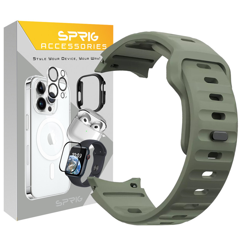 بند اسپریگ مدل Spig ORG مناسب برای ساعت هوشمند سامسونگ Galaxy Watch 4/5/6/7/FE size 40/43/44/46/47mm