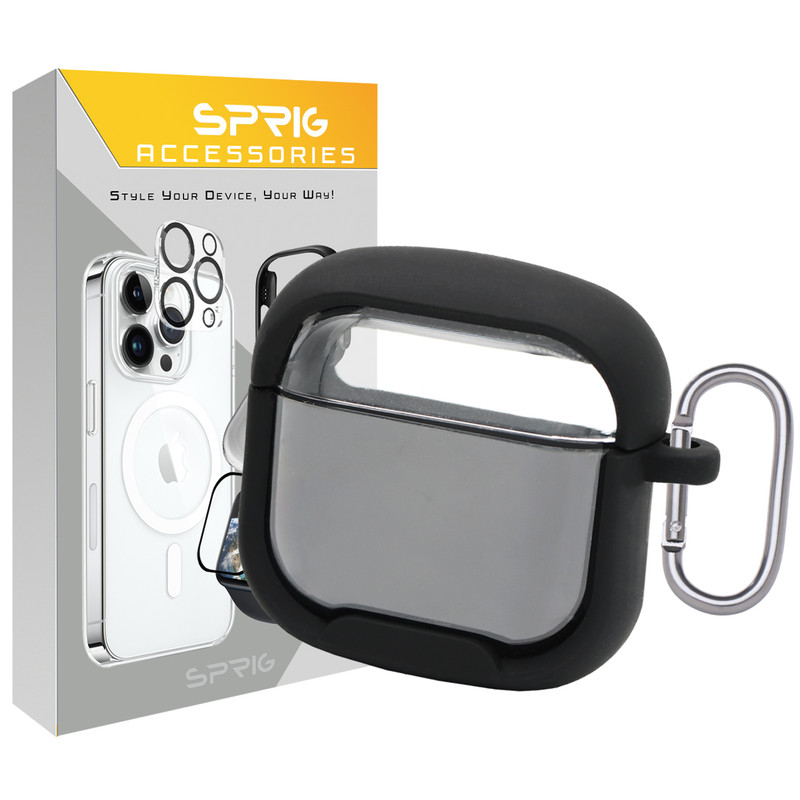 کاور اسپریگ مدل Clear BMP مناسب برای کیس اپل Air Pods 4 / 4 ANC