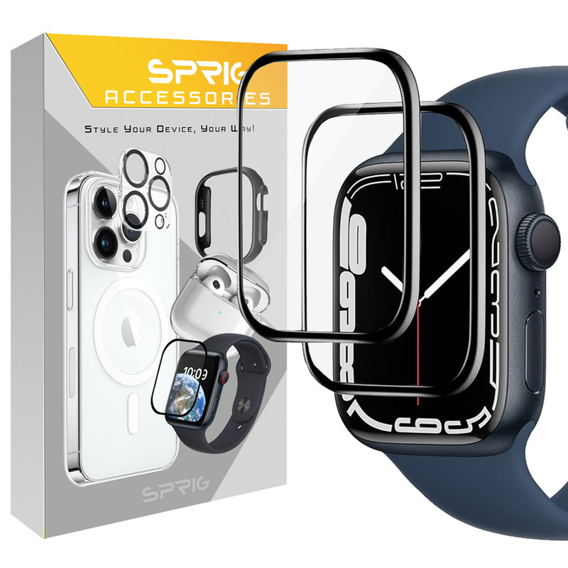 محافظ صفحه نمایش نانو اسپریگ مدل Pmma-SP مناسب برای اپل واچ Series SE 2022 Aluminum Case 40mm / SE 2021 Aluminum Case 40mm / Series 5 40mm / Series 6 40mm / Series 4 40mm بسته دو عددی