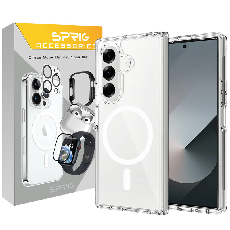 کاور اسپریگ مدل Clear Magsafe مناسب برای گوشی موبایل سامسونگ Galaxy Z Fold 7