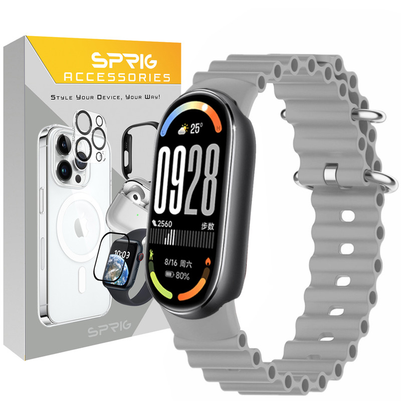 بند اسپریگ مدل Ocean MI مناسب برای ساعت هوشمند شیائومی Mi band 10