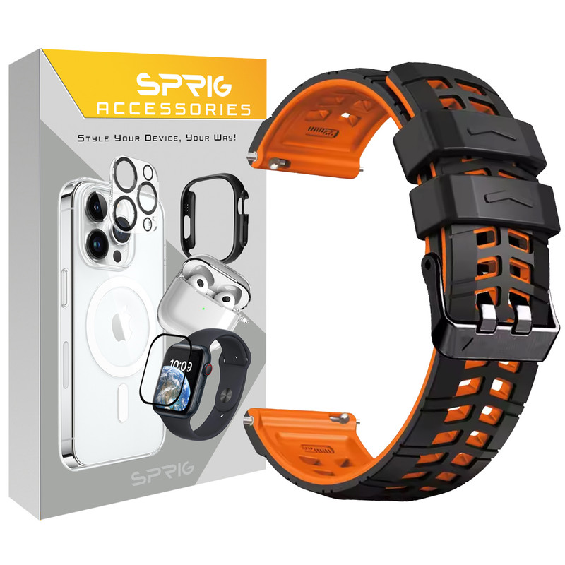 بند اسپریگ مدل Rebit Silicone مناسب برای ساعت هوشمند ایمیکی SF1 / SF1E / SE1 / ST1