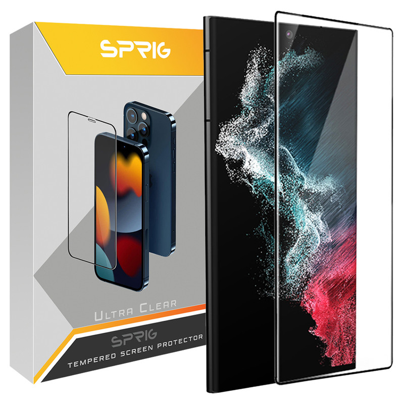 محافظ صفحه نمایش شیشه ای اسپریگ مدل FLSP مناسب برای گوشی موبایل سامسونگ Galaxy S22 Ultra