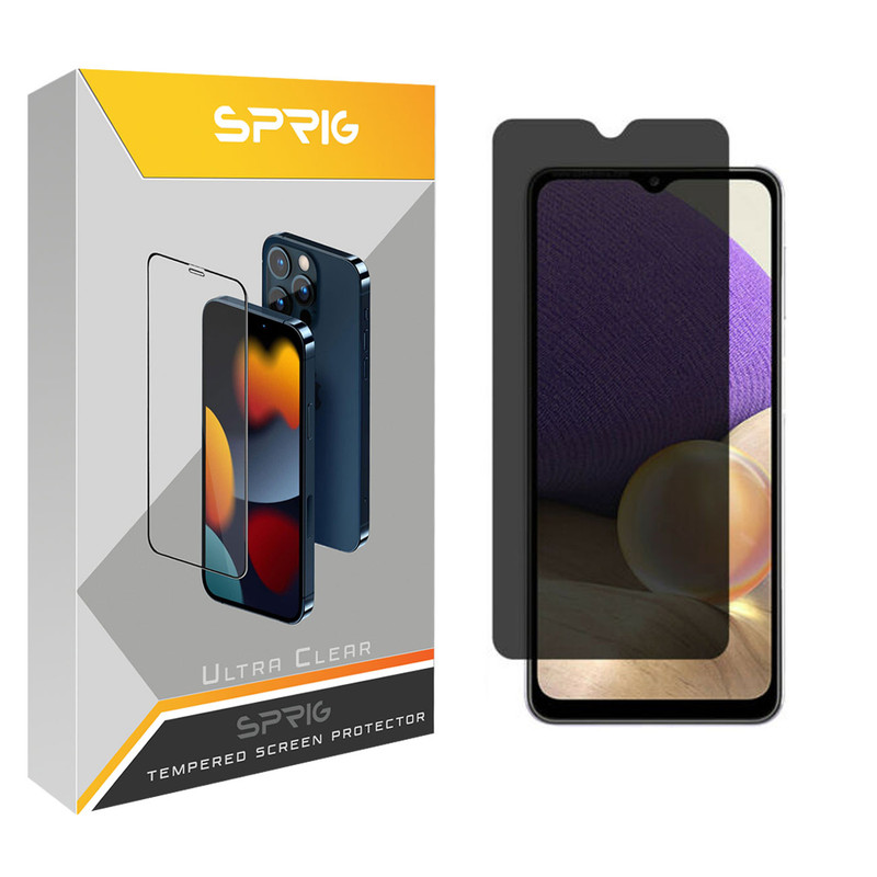 محافظ صفحه نمایش حریم شخصی اسپریگ مدل PRVSP مناسب برای گوشی موبایل سامسونگ Galaxy A02