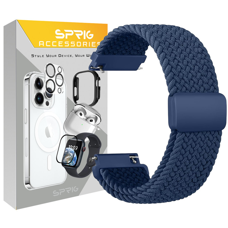 بند اسپریگ مدل Magnetic Solo Braided TW مناسب برای ساعت هوشمند کیو سی وای GTC / GTS / GS / GT