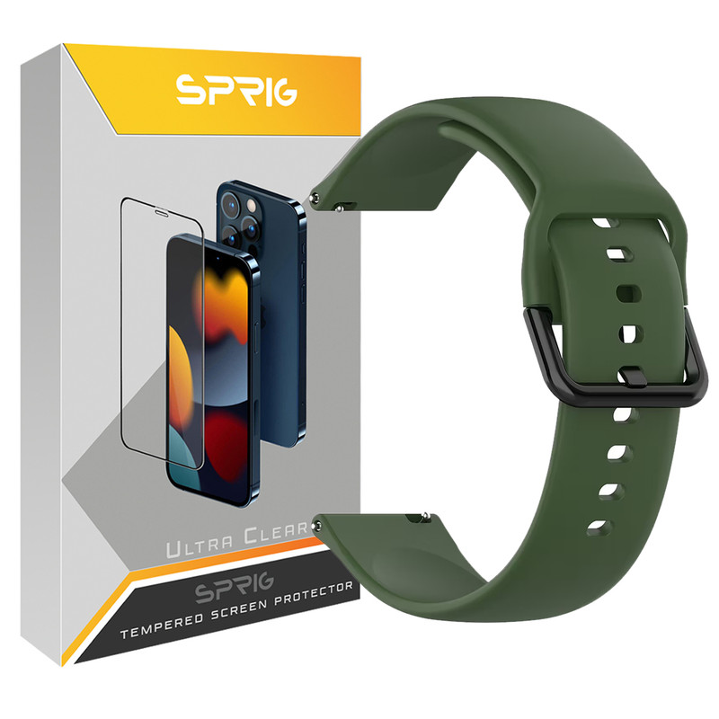 بند اسپریگ مدل SGK-22SP مناسب برای ساعت هوشمند شیائومی Haylou Solar plus RT3