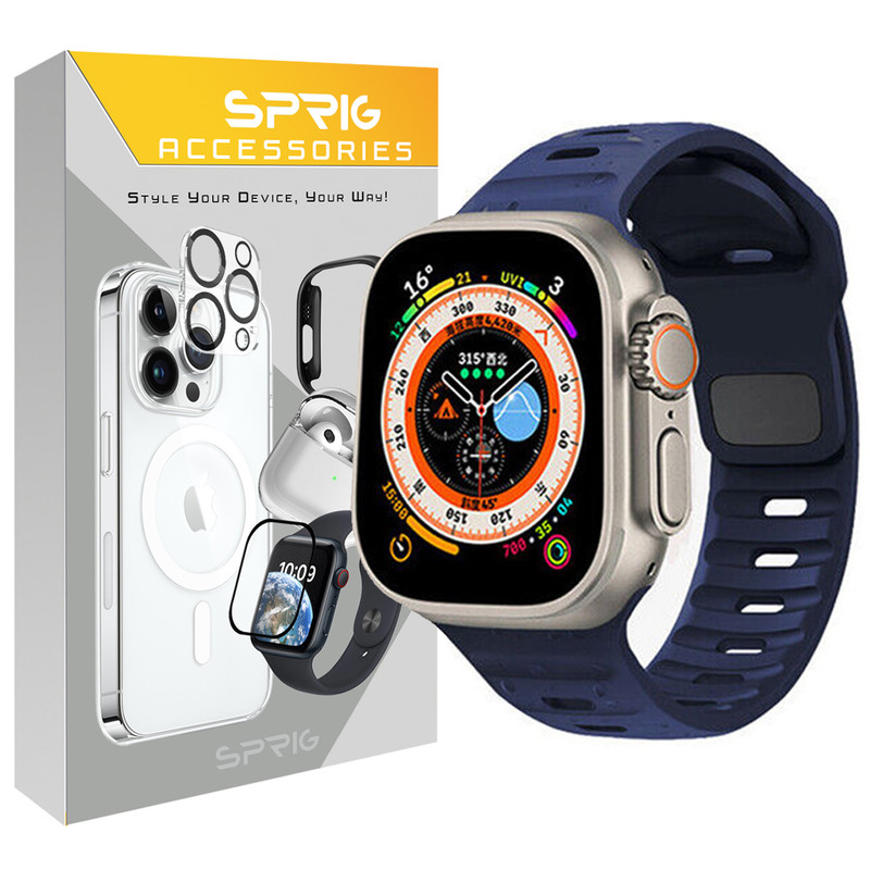 بند اسپریگ مدل Spig Sport strap مناسب برای اپل واچ Ultra 49mm / Ultra 2 49mm
