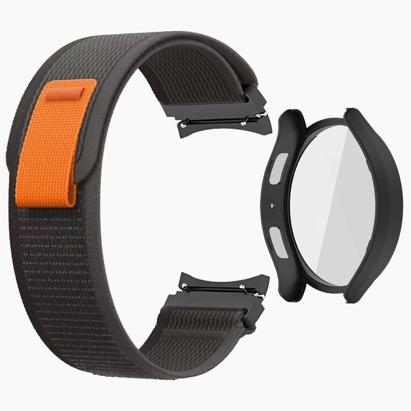 بند اسپریگ مدل Trail OG Guard مناسب برای ساعت هوشمند سامسونگ Galaxy Watch 4 40mm به همراه کاور