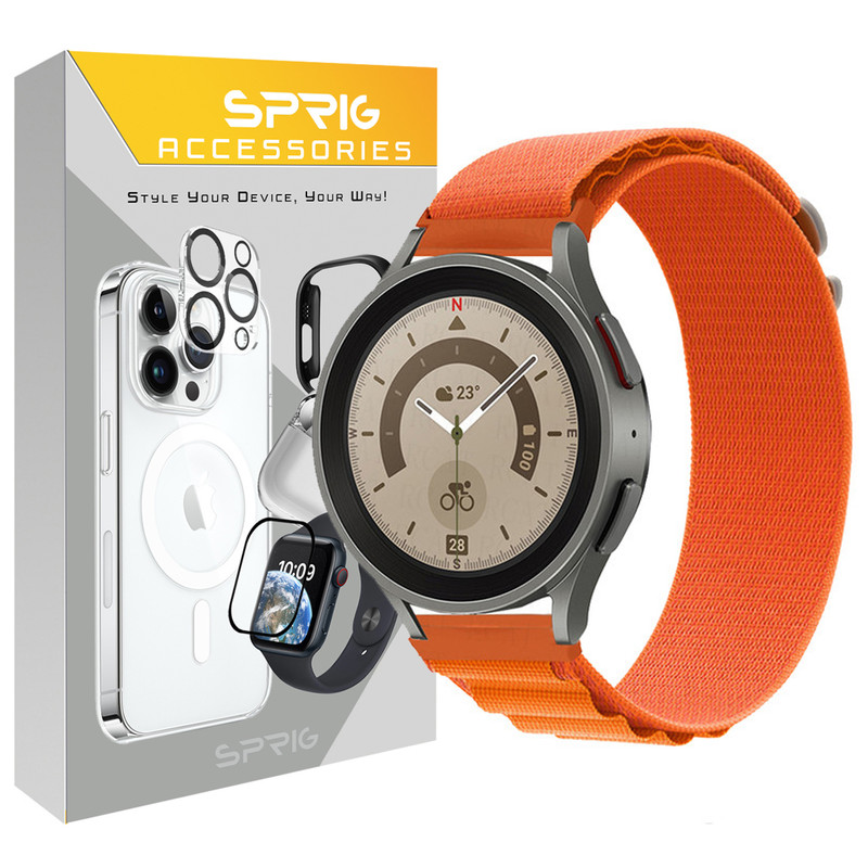 بند اسپریگ مدل Alpine-TW مناسب برای ساعت هوشمند سامسونگ Galaxy Gear S3 / Galaxy Watch 3 45mm / Watch 46mm / S3 Frontier / S3 Classic
