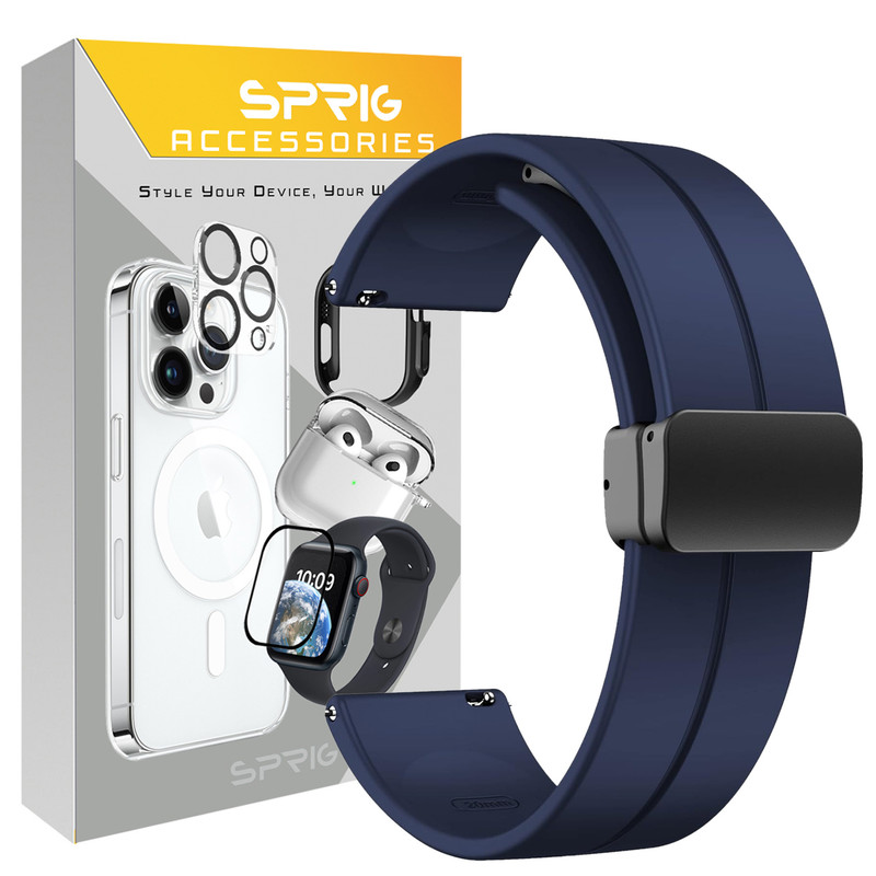 بند اسپریگ مدل SIC Magnet مناسب برای ساعت هوشمند سامسونگ Galaxy watch 3 41mm / Galaxy watch 42mm / Gear Sport / S2 Classic