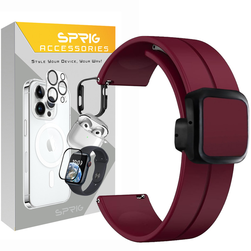 بند اسپریگ مدل SGK Magnetic Silicon TW مناسب برای ساعت هوشمند کیسلکت Ks / Ks2 / Ks pro / Ks Mini / K10 / K11 / K11 pro