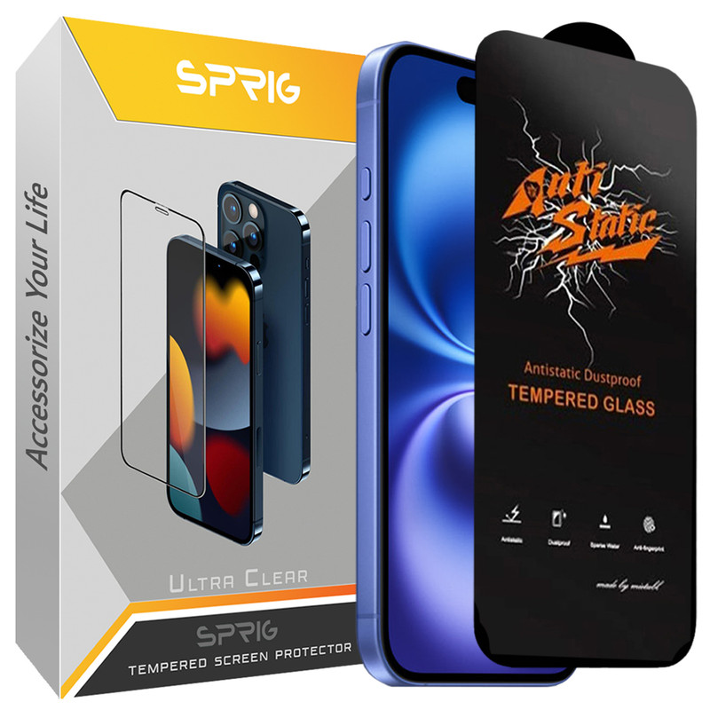 محافظ صفحه نمایش اسپریگ مدل Antistatic مناسب برای گوشی موبایل اپل Iphone 15