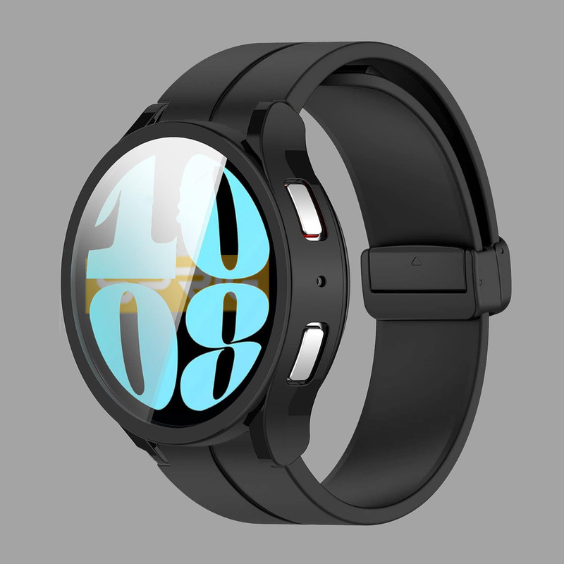 بند اسپریگ مدل Magnetic ORG Protection مناسب برای ساعت هوشمند سامسونگ Galaxy Watch 4 40mm به همراه کاور